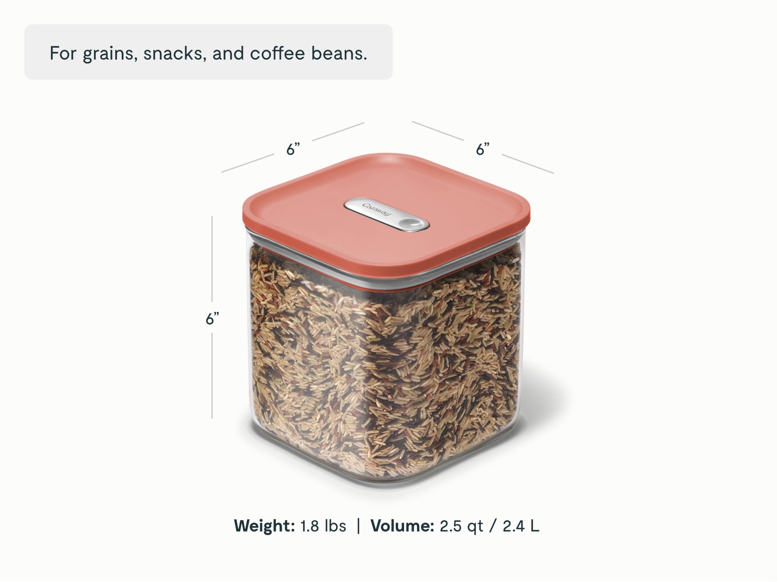 Medium Glass Airtight Container 4-pack - Image 14